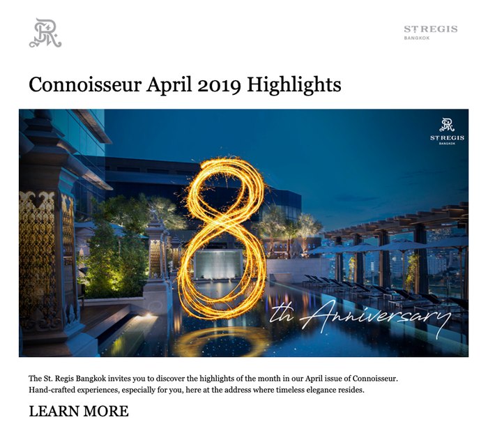 Astor Card email campaign