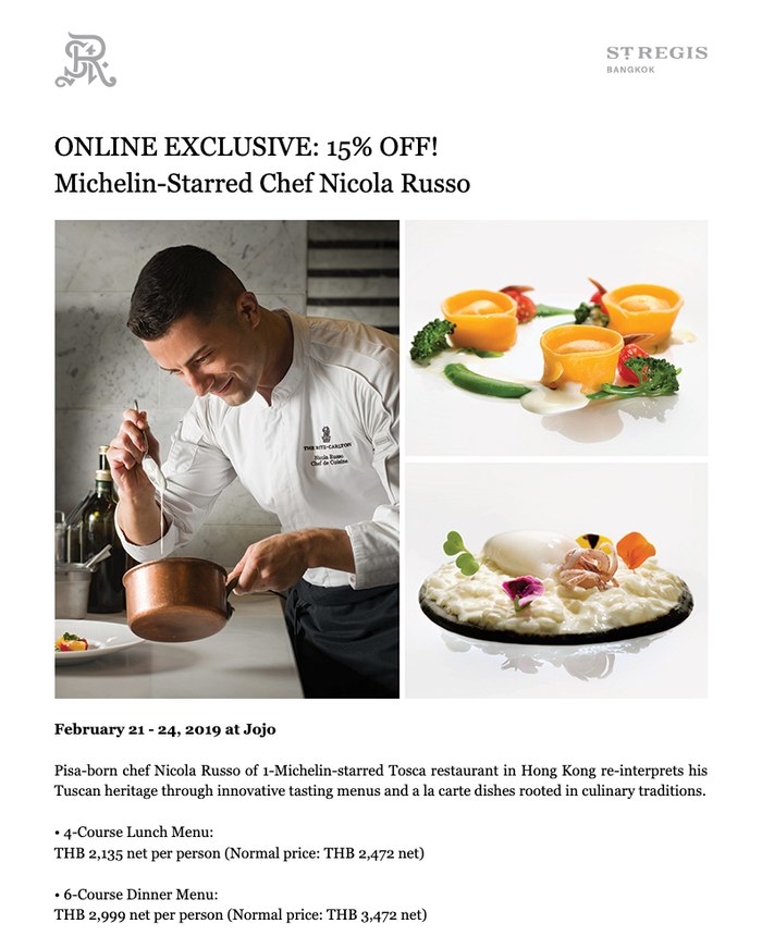 Michelin-starred chef residency email