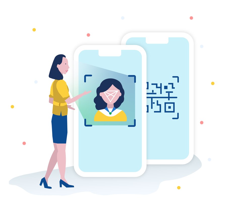 Custom illustration for CapitaLand@Work