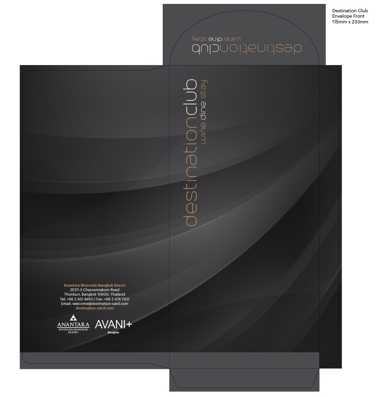 The destinationclub membership envelope
