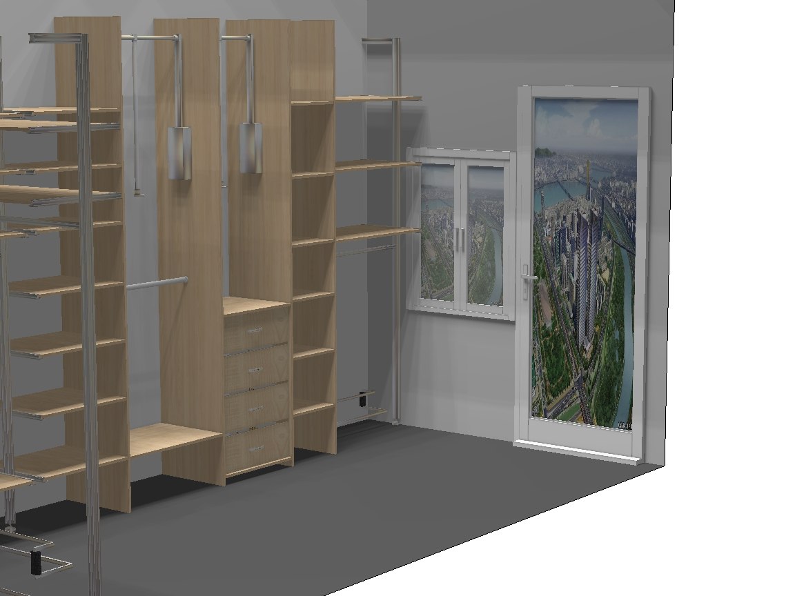 Custom storage unit render
