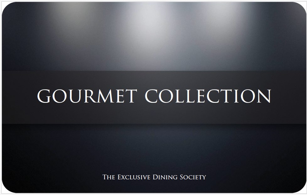 Gourmet Collection membership card, Malaysia