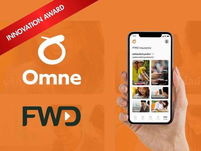 Omne by FWD - Innovation Award ribbon over the app artwork