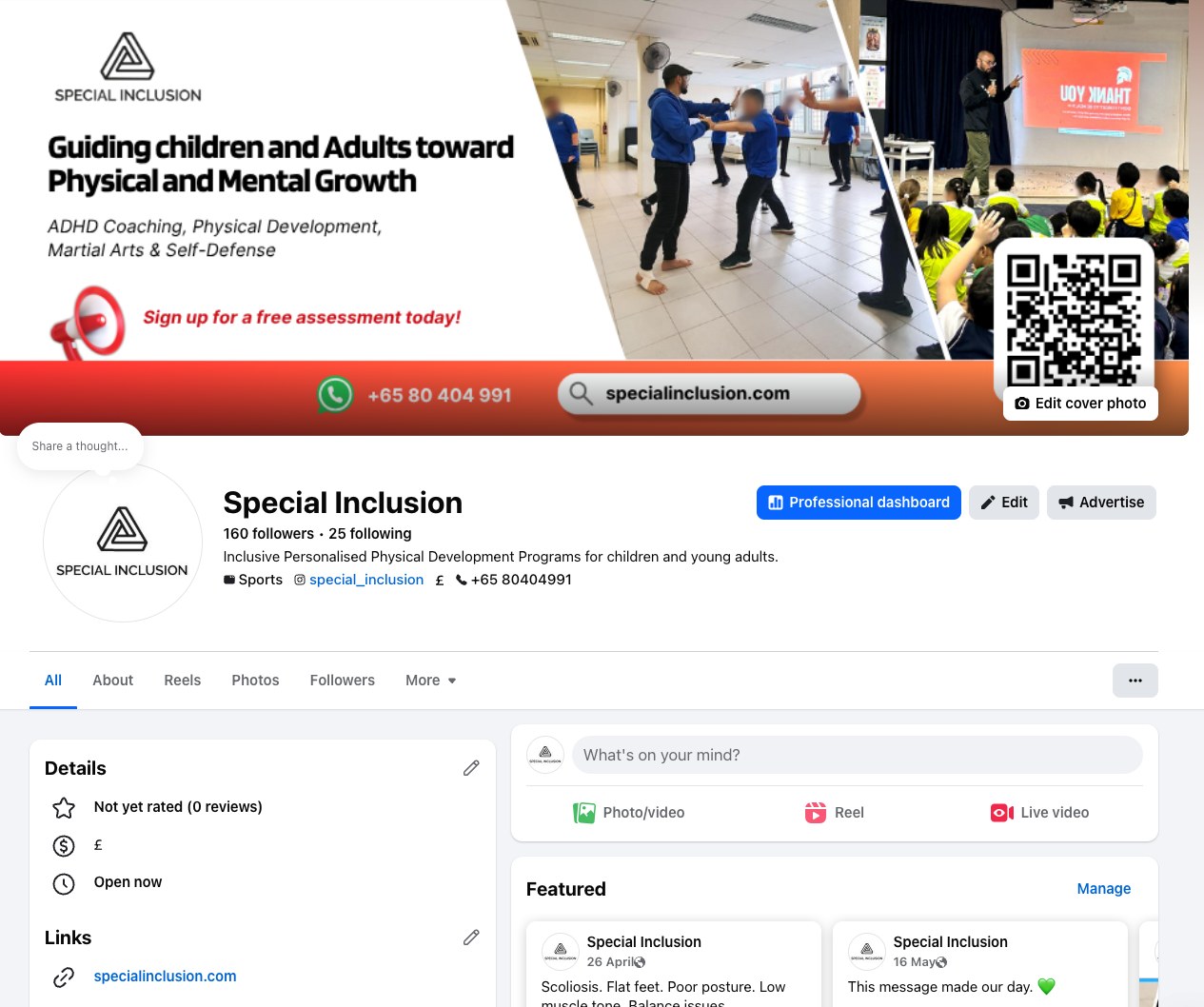 The Special Inclusion Facebook page