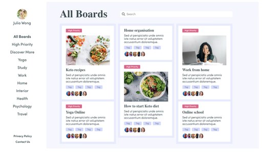 CMS design for an online magazine